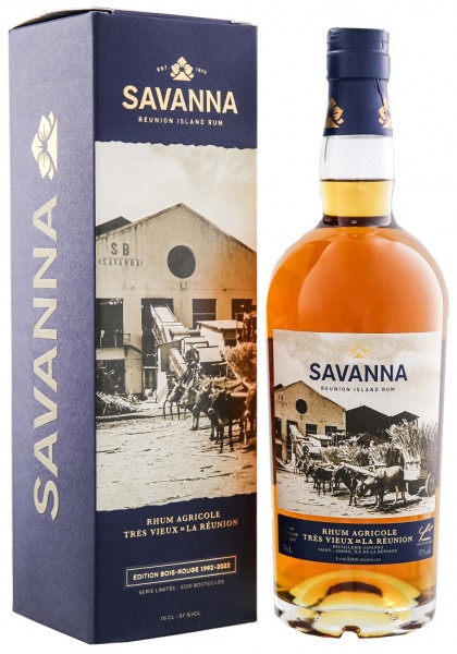 Savanna Rhum Bois Rouge Edition 0,7 Liter 57%