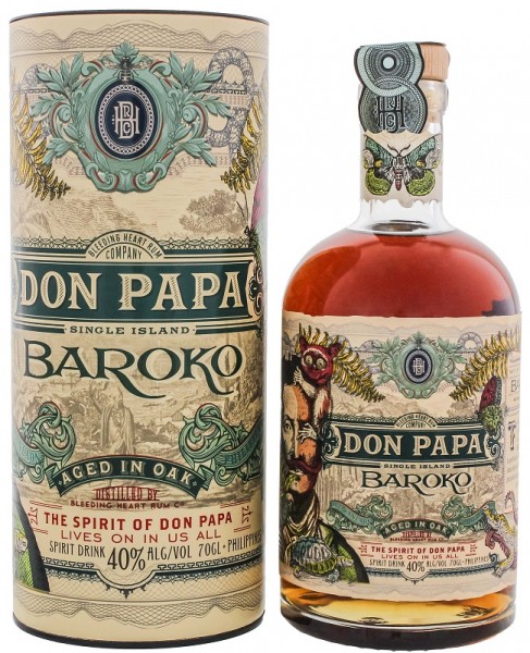 Don Papa Baroko inkl. GB 0,7 Liter 40%