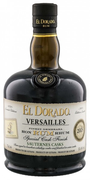 El Dorado Versailles 2005-2021 Sauternes Casks Finish 0,7 Liter 55,4%