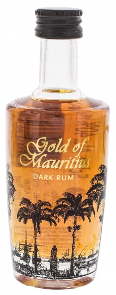 Gold of Mauritius Dark Rum 0,05 Liter 40%