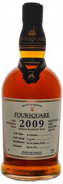 Foursquare 2009 Cask Strength Rum 0,7 Liter 60%