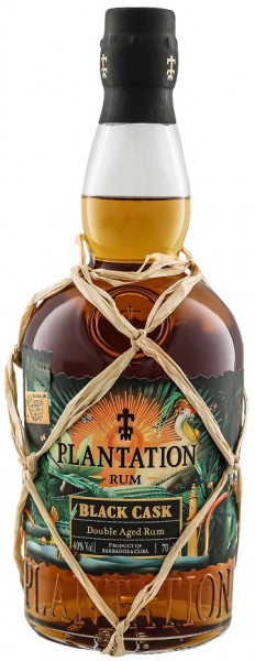 Plantation Rum Black Cask 2022 Double Aged Barbados-Cuba 0,7 Liter 40%
