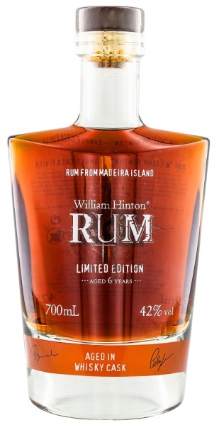 William Hinton 6YO Aged in Whisky Cask Rum 0,7 Liter 42%