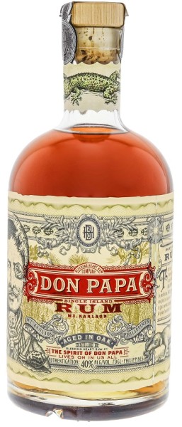 Don Papa Single Island Rum 0,7 Liter 40% (neue Ausführung)