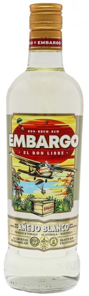 Embargo Anejo Blanco Rum 0,7 Liter 40%