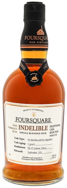 Foursquare Indelible 11YO Rum 0,7 Liter 48%