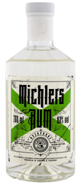 Michler's Artisanal White Overproof Rum 0,7 Liter