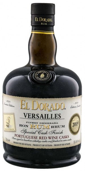 El Dorado Versailles 2005-2021 Red Wine Casks Finish 0,7 Liter 55,4%