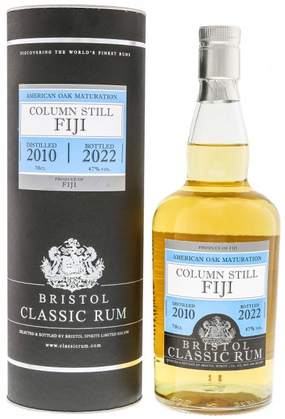 Bristol Column Still Fiji Rum 2010-2022 0,7 Liter 47%