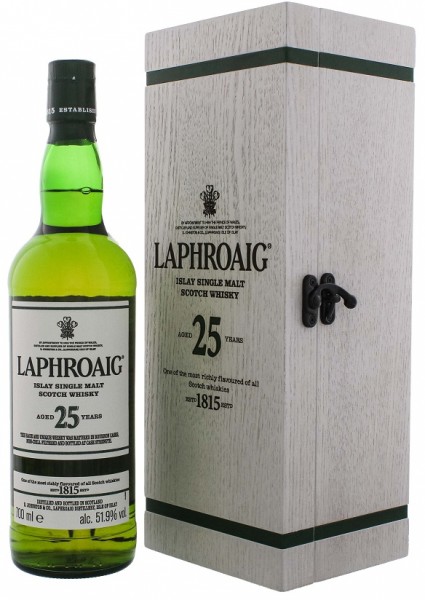 Laphroaig 25YO 2021 Cask Strength Islay Single Malt Scotch Whisky 0,7 Liter 51,9%