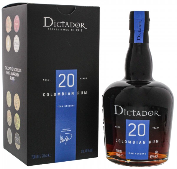 Dictador 20YO Solera Rum 0,7 Liter 40%