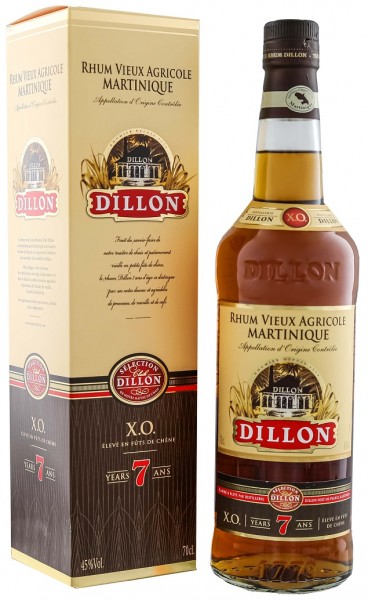 Dillon XO 7YO Agricole Rum 0,7 Liter 45%