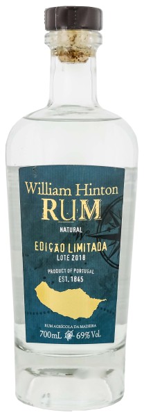 William Hinton Natural Overproof Rum 0,7 Liter 69%