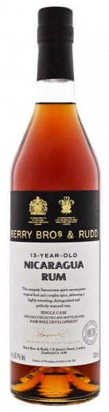 Berry Bros & Rudd 13YO Nicaraguan Single Cask Overproof Rum 0,7 Liter 66,7%