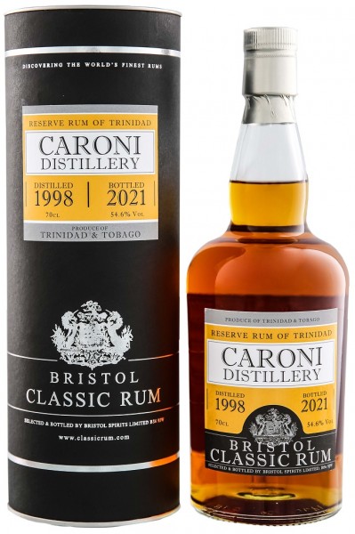 Bristol Reserve Rum of Caroni Trinidad 1998-2021 0,7 Liter 54,6%