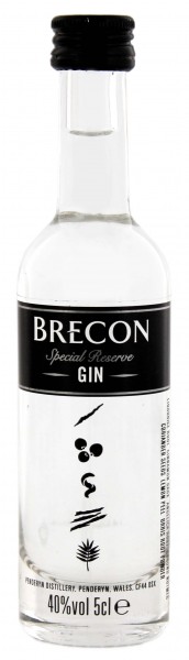 Brecon Special Reserve Gin Miniatur 0,05 Liter