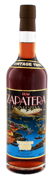 Zapatera 1989 Gran Reserva Vintage Rum 0,7 Liter 42%