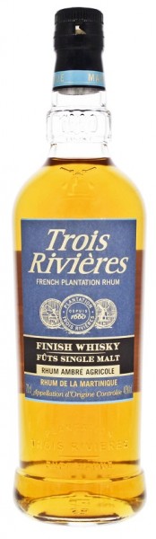 Trois Rivieres Ambre Whisky Finish Agricole Rum 0,7 Liter 40%