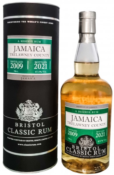 Bristol Classic Jamaica 2009/2021 Rum 0,7 Liter 47,5%