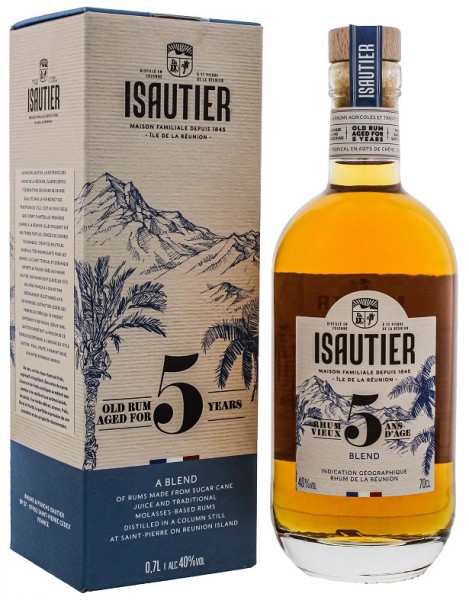 Isautier 5YO Vieux Rum 0,7 Liter 40%