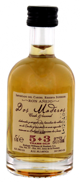 Dos Maderas 5+3YO Rum 0,05 Liter 37,5%
