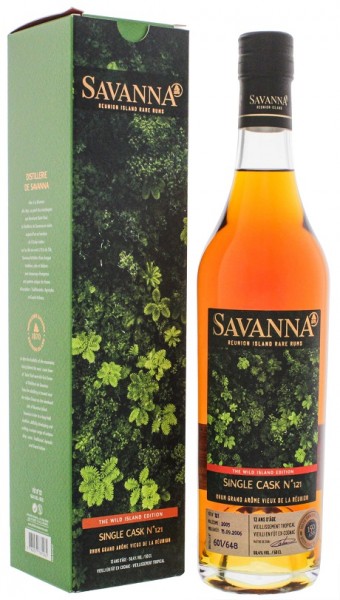 Savanna 13YO Grand Arome Cask Single Cask No. 121 Rhum 0,5 Liter 56,4%