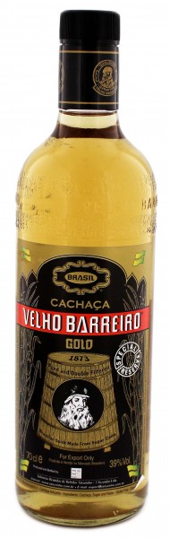 Velho Barreiro Gold Cachaca 0,7 Liter 39%