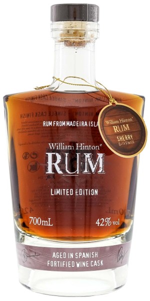 William Hinton Rum 6YO Sherry Cask Finish 0,7 Liter 42%