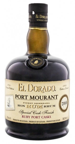 El Dorado Port Mourant 2000/2018 Ruby Port Special Cask Finish Rum 0,7 Liter 59,3%