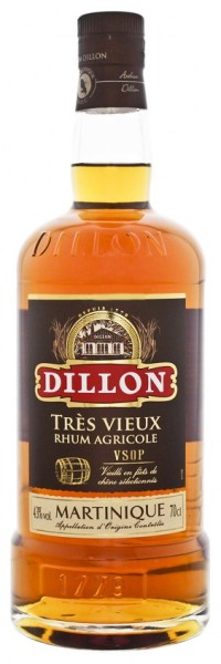 Dillon VSOP Tres Vieux Agricole Rhum 0,7 Liter 43%
