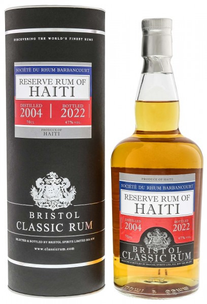 Bristol Reserve Rum of Haiti 2004-2022 0,7 Liter 47%