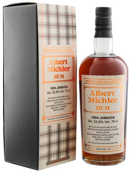 Albert Michler Jamaica Single Cask Collection Rum 1994/2022 0,7 Liter 52,8%