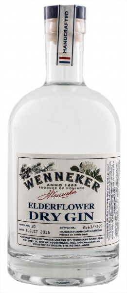 Wenneker Elderflower Dry Gin 0,7 Liter 40%