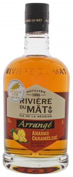 Riviere du Mat Arrangé Ananas Caramelise 0,7 Liter 35%