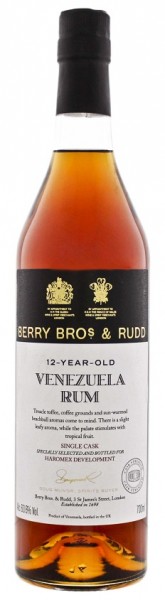 Berry Bros & Rudd 12YO Single Cask Overproof Rum 0,7 Liter 60,6%