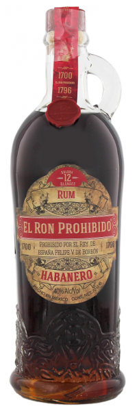 El Ron Prohibido Solera 12 Blended Rum 0,7 Liter 40%