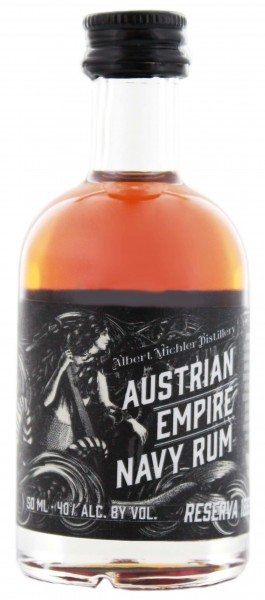 Austrian Empire 1863 Navy Reserve Rum 0,05 Liter 40%