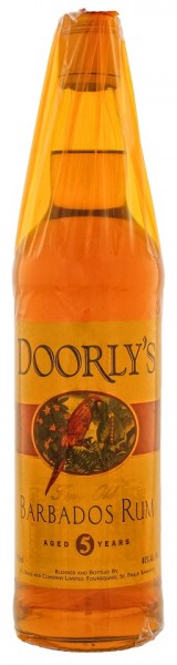 Doorly's 5YO Rum (Old Label) 0,7 Liter 40%