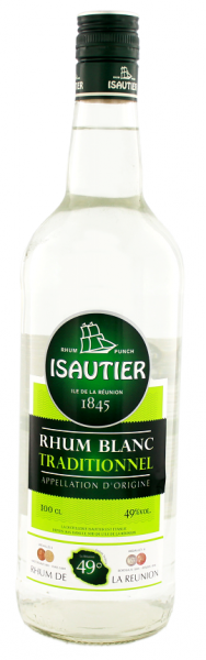 Isautier Blanc Traditional 1 Liter 49%