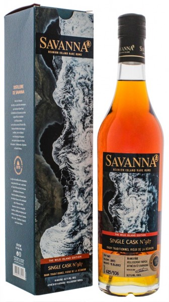 Savanna 16YO Traditionnel Single Cask No. 987 Rhum 0,5 Liter 52,7%